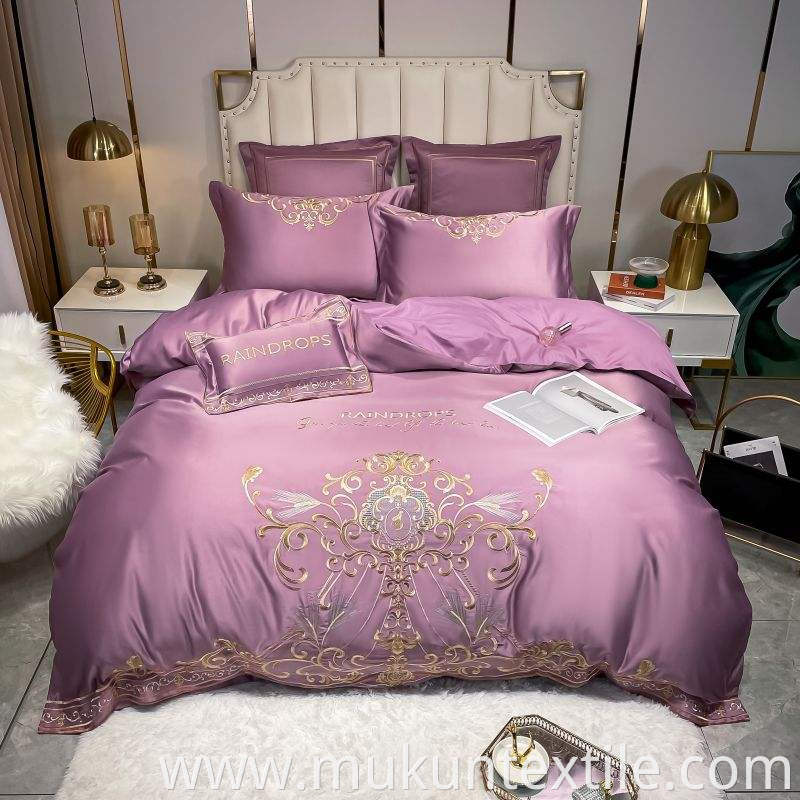  Cotton Embroidery Bedding Set